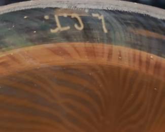 Tiffany mark on glass shade rim