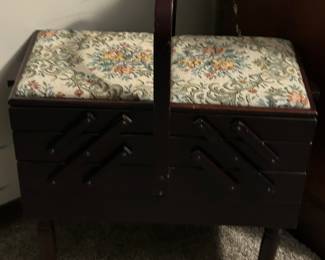 Tiered sewing box