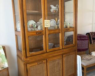 Pecan china cabinet