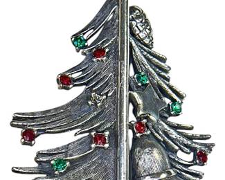 1960s Tortolani Christmas Tree Pin