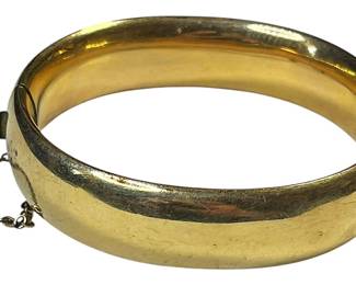 12K GF Hinged Bracelet