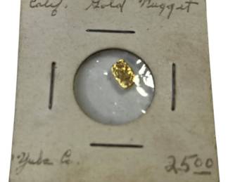 California Gold Nugget