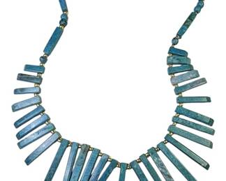 Turquoise Color Bead Necklace