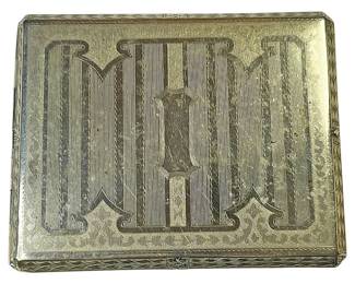 EBM Co Silver Cigarette Case