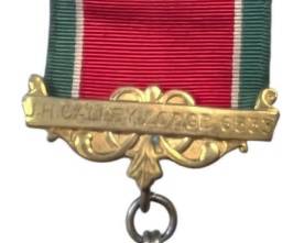 Sterling RAOB GLE Ribbon Brooch Bar