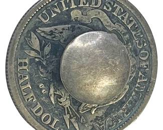Monogramed Half Dollar