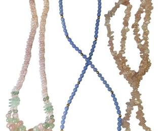 Three Beautiful Bead Necklaces
