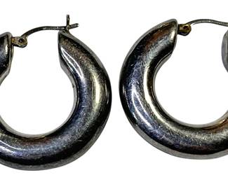Sterling Silver Hoops