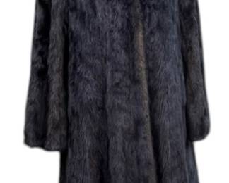 Stunning Dark Brown or Black Mink Coat