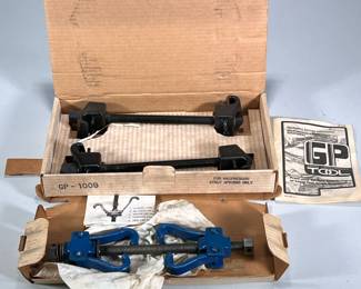 [NIB] MACPHERSON STRUT SPRING COMPRESSOR | New in box MacPherson strut spring hook compressor, model no. GP 1009. - h. 2 x w. 8 x l. 14.5 in (box)
