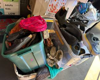 Sandals shoes and coats to be priced 
