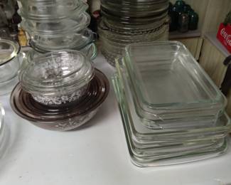 clear pyrex bakeware mixing bowls 