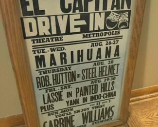El Capitan Drive-in sign