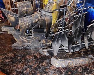 Several ships