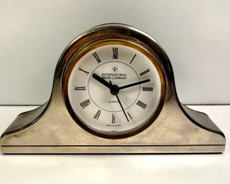 International Silver Company desk clock