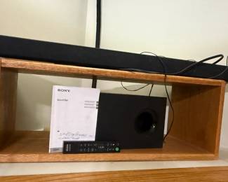 Sony sound bar and subwoofer