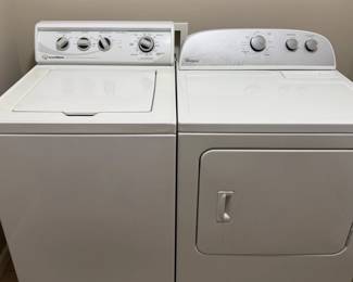 Speed Queen washer and Whirlpool dryer