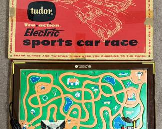 Vintage Tudor electric racetrack