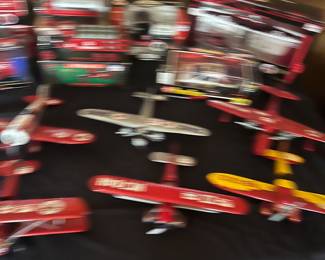 Texaco die cast airplanes