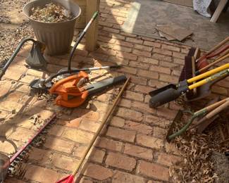 Garden tools etc