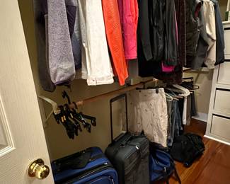 clothes are mostly men’s with a few ladies items