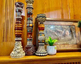 this trio of candlesticks are much larger than they appear here!