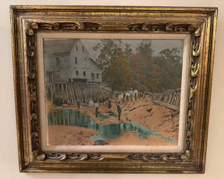 1800’s photograph hand colored 