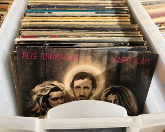 Vintage vinyl records—mostly 70s and 80s—talking Heads, Bruce Springsteen, Bob Dylan, Cheap Trick, The Clash, Roxy Music, Prince, Little Feat, Grateful Dead, Rolling Stones, Beatles, The Specials, Iggy Pop, Elvis Costello, Joe Jackson, Culture Club, Squeeze, Police, and many more!