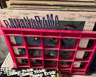Vintage vinyl records—mostly 70s and 80s—talking Heads, Bruce Springsteen, Bob Dylan, Cheap Trick, The Clash, Roxy Music, Prince, Little Feat, Grateful Dead, Rolling Stones, Beatles, The Specials, Iggy Pop, Elvis Costello, Joe Jackson, Culture Club, Squeeze, Police, and many more!