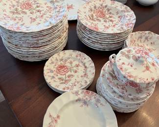 China and dishes: Johnson Bros, Crate and Barrel, and others