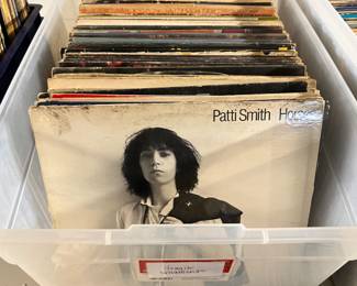 Vintage vinyl records—mostly 70s and 80s—talking Heads, Bruce Springsteen, Bob Dylan, Cheap Trick, The Clash, Roxy Music, Prince, Little Feat, Grateful Dead, Rolling Stones, Beatles, The Specials, Iggy Pop, Elvis Costello, Joe Jackson, Culture Club, Squeeze, Police, and many more!