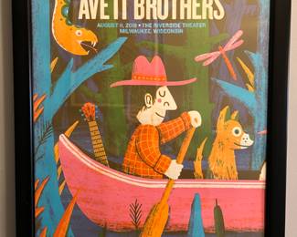 Large collection of original band posters from Avett Brothers