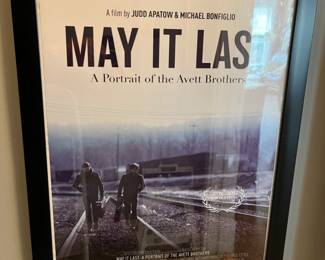 Large collection of original band posters from Avett Brothers