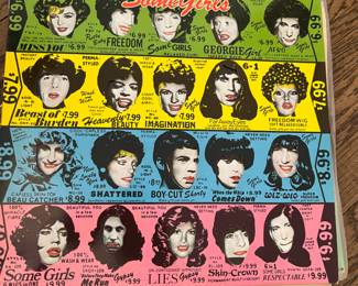 Vintage vinyl records—mostly 70s and 80s—talking Heads, Bruce Springsteen, Bob Dylan, Cheap Trick, The Clash, Roxy Music, Prince, Little Feat, Grateful Dead, Rolling Stones, Beatles, The Specials, Iggy Pop, Elvis Costello, Joe Jackson, Culture Club, Squeeze, Police, and many more!