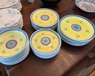 China and dishes: Johnson Bros, Crate and Barrel, and others