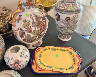 Cases, decorative trays