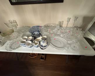 Crystal, glass ware 