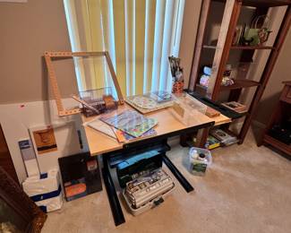 Art desk/supplies