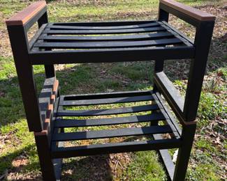 Aluminum plant stands or patio ottomans