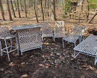 Tamiami style patio furniture lightweight