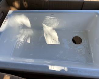 New Kohler Whitehaven 36” Farmhouse apron front enameled cast iron self trimming Sink