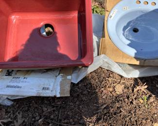 NOS Kohler cast iron sinks