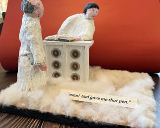 3D maquettes by Stuart Novy based on his favorite cartoons from The New Yorker