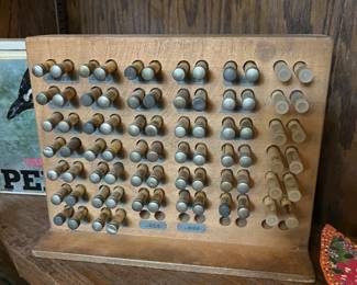 electrical supplies salesman sample display