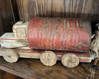 1930s tramp art toy trucks