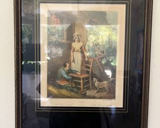 antique framed engravings