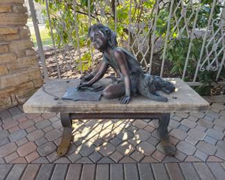 Bronze Outdoor Sculpture by Ann LaRose