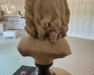 Sabine Houdon (age 4) Head Sculpture by Jean-Antoine Houdon (1741-1828)