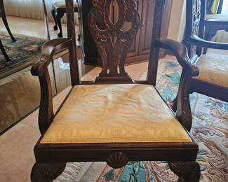 Mahogany Chippendale Chairs circa 1865 (set of 14)