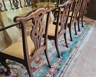 Mahogany Chippendale Chairs circa 1865 (set of 14)